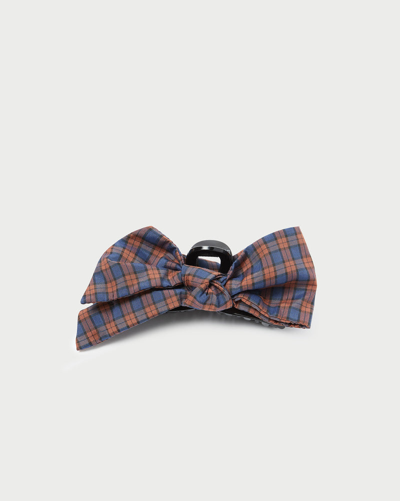 Color: Navy/Rust Plaid