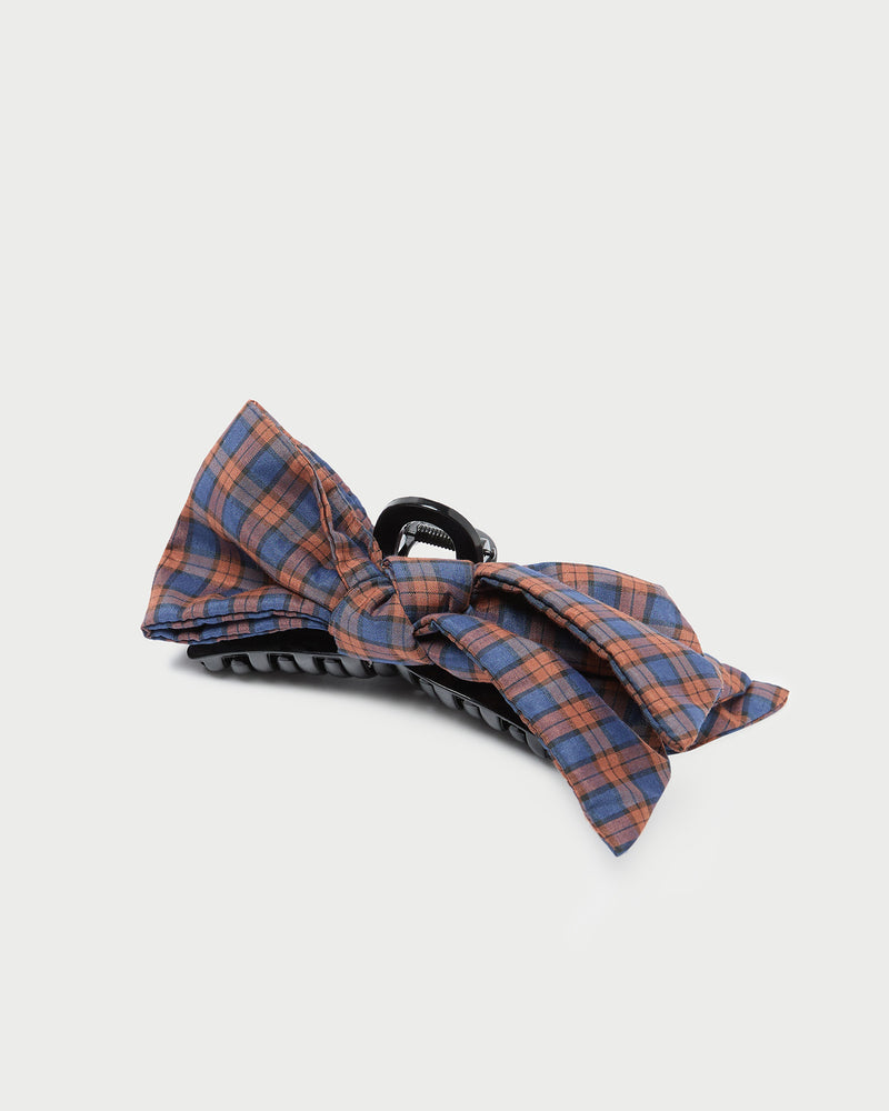 Color: Navy/Rust Plaid