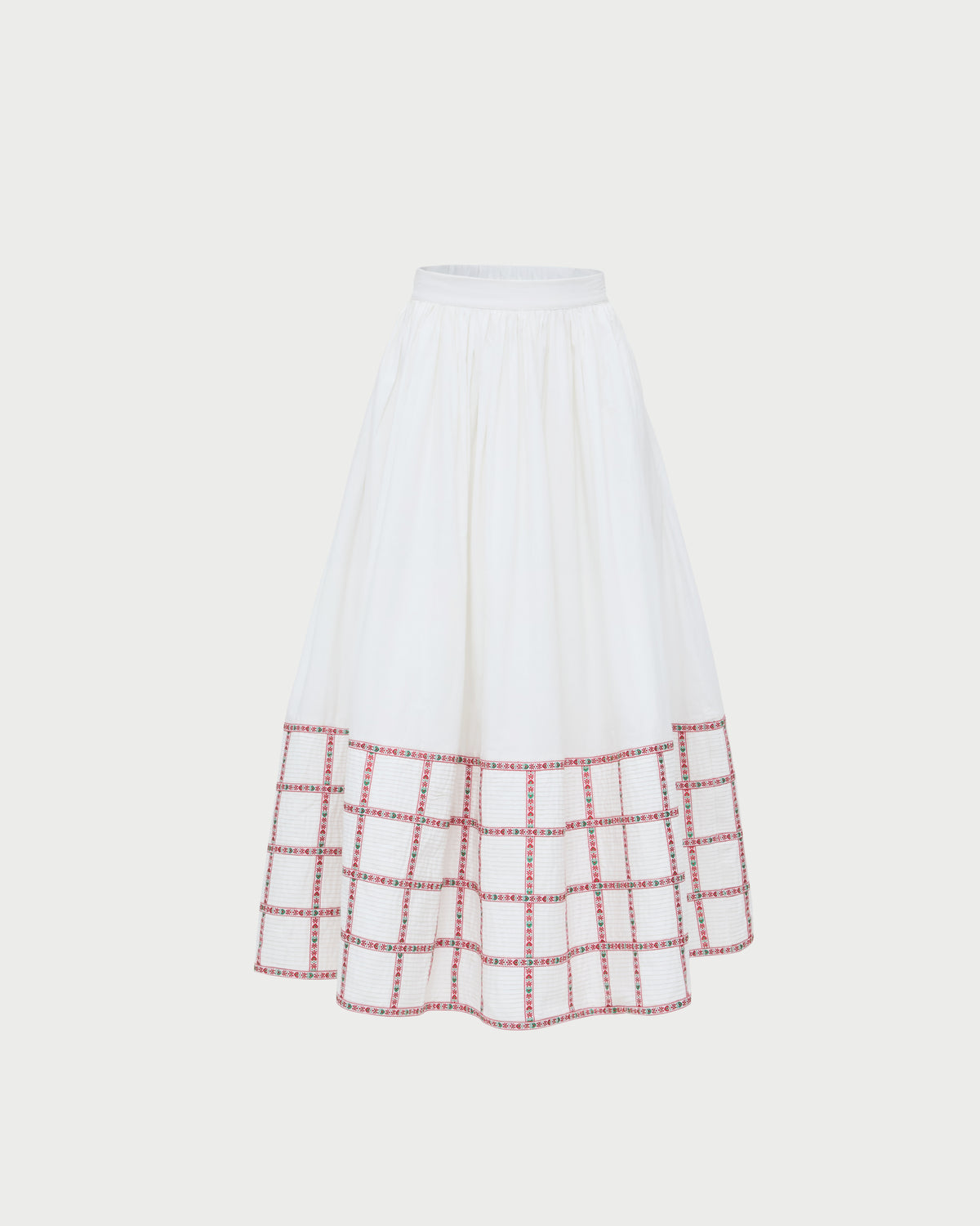 Color: Cream/Red Ribbon