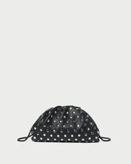 Bailey Black/Silver Dome Clutch | Clutches | Handbag