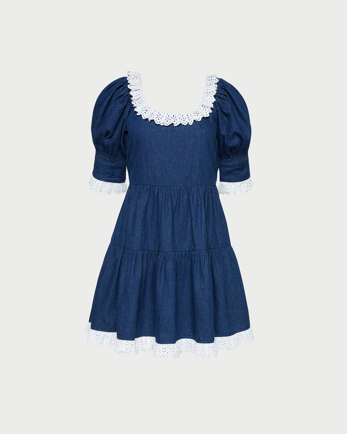 Color: Indigo/White