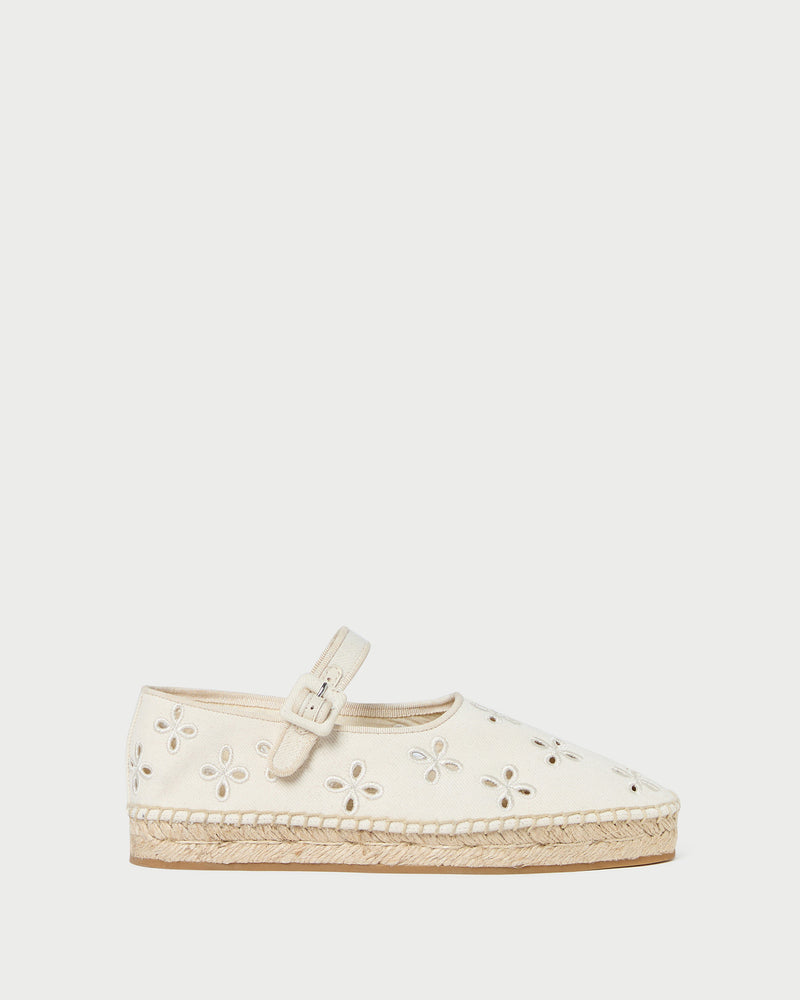 Color: Natural Embroidered