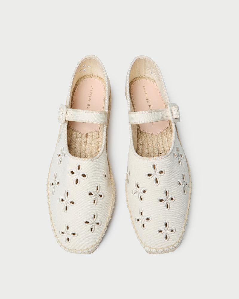 Color: Natural Embroidered