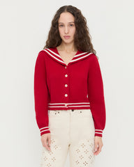 Cove Red/Cream Sweater | Sweaters | Apparel
