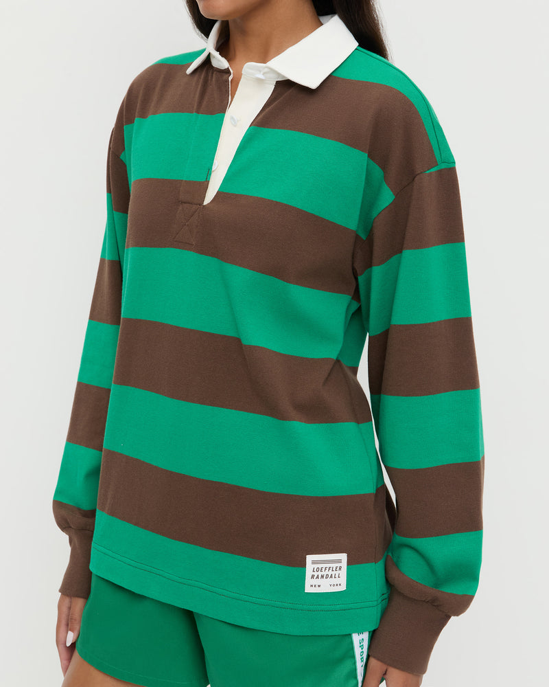 Color: Green/Brown Stripe
