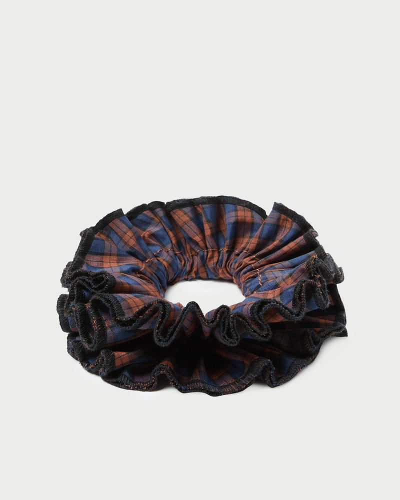 Color: Navy/Rust Plaid