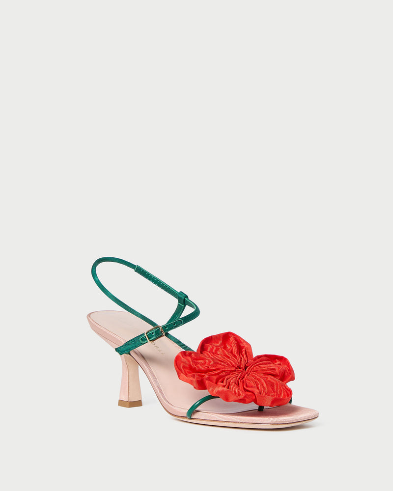 Color: Nude/Green/Red
