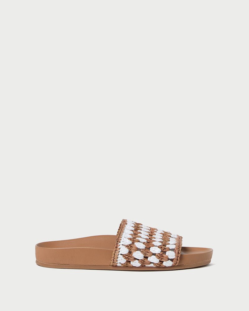 Color: Brown/White
