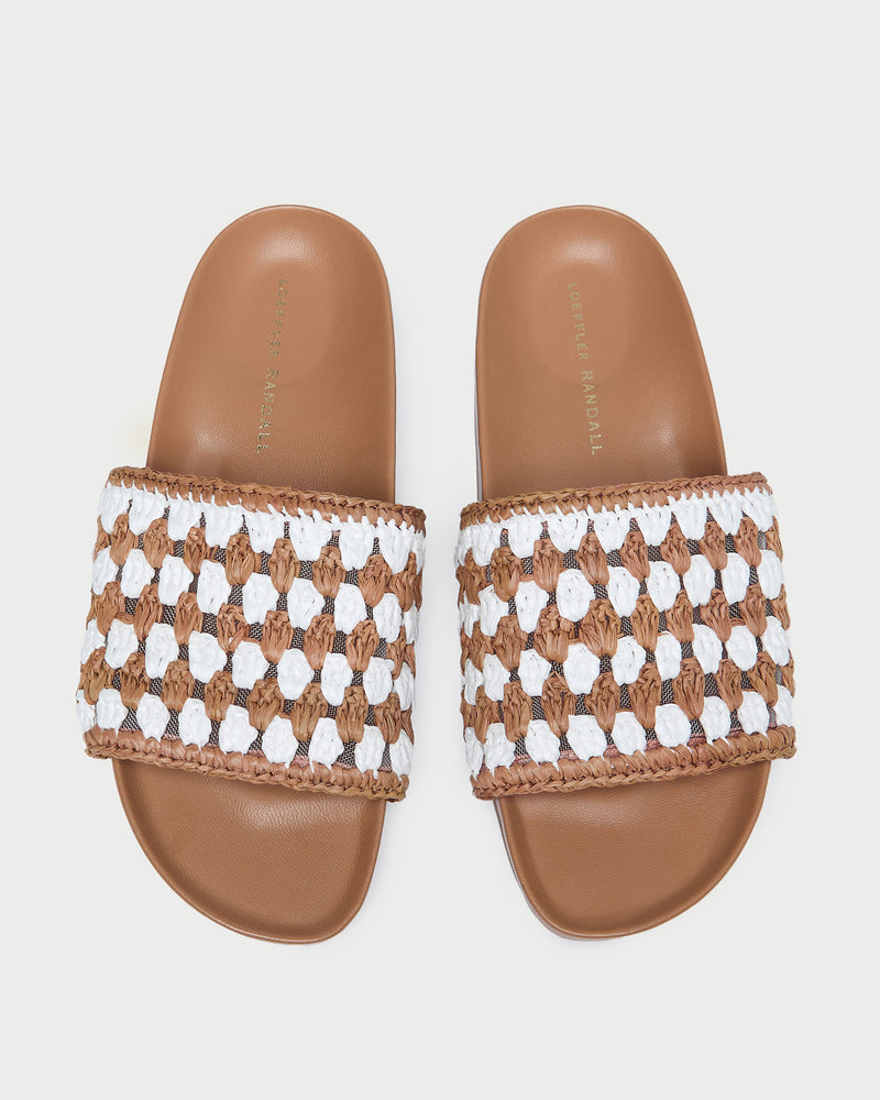 Color: Brown/White