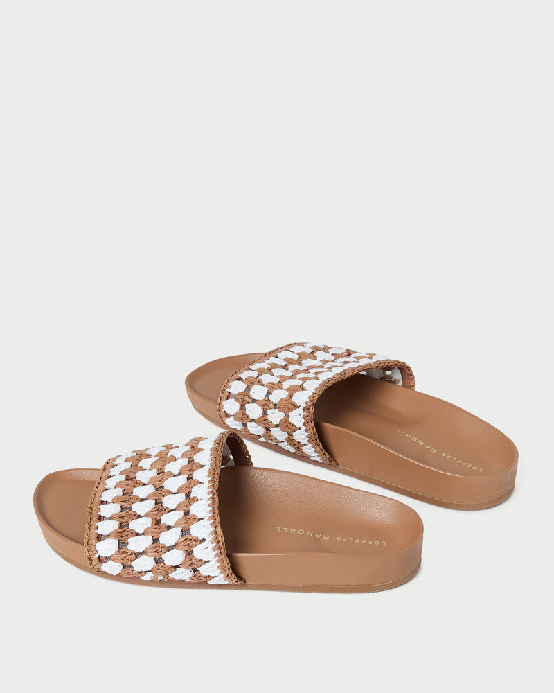 Color: Brown/White