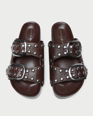 【SS25＊日本未入荷】sr Agate flat sandals in smooth leather SS25＊日本未入荷】sr Agate flat sandals in smooth leather