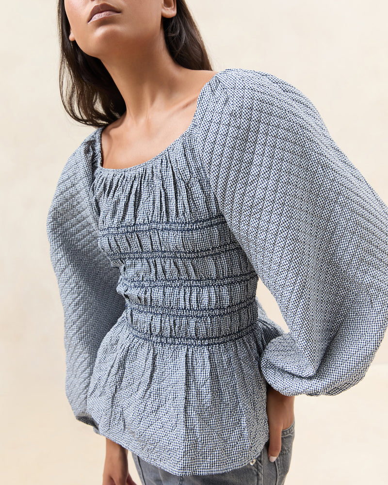 Color: Navy/Navy Gingham