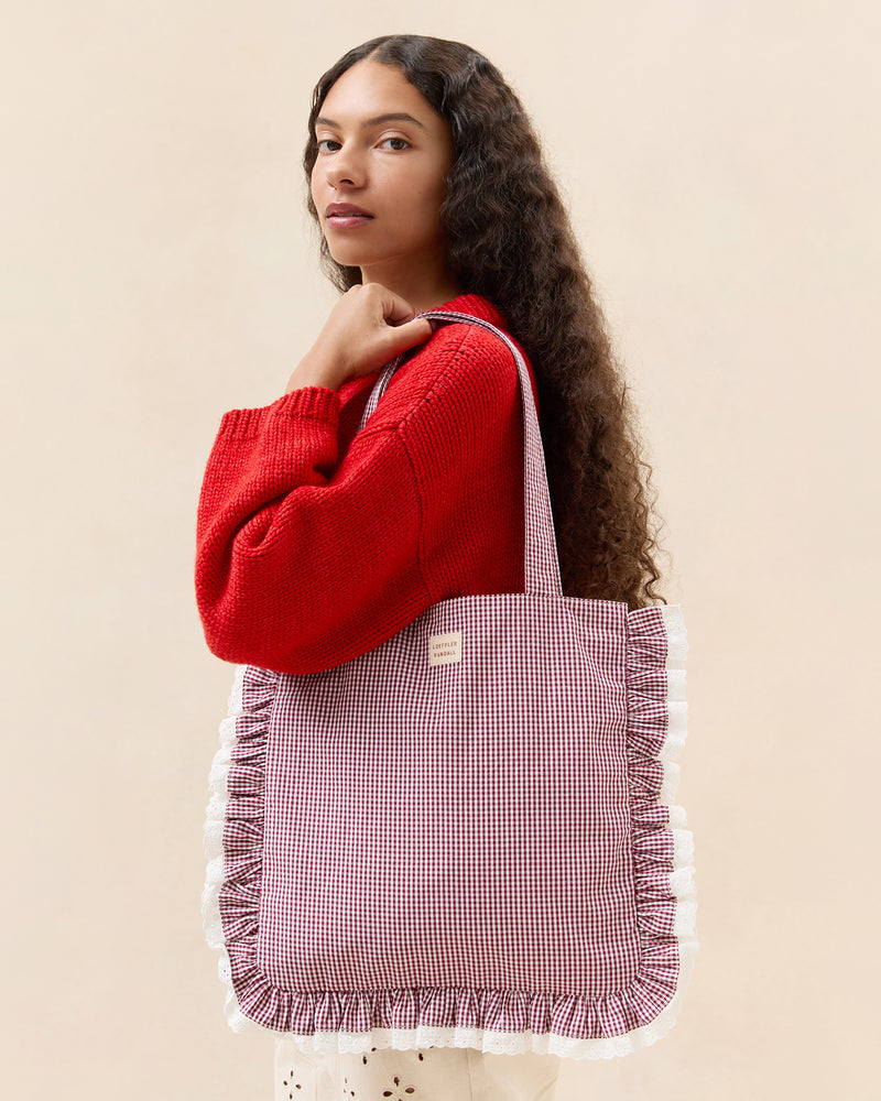 Color: Mini Maroon Gingham