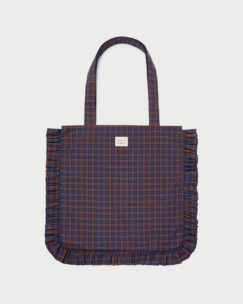 Color: Navy/Rust Plaid
