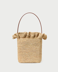 Laith Natural Crochet Bucket Bag | Shoulder Bags