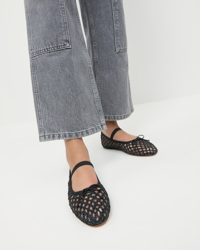 Color: Black Crochet
