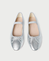 バレエ OHOTORO flail flat pumps silver 23.5 LEONIE-MGT-SILVR_5_b21a14e8-
