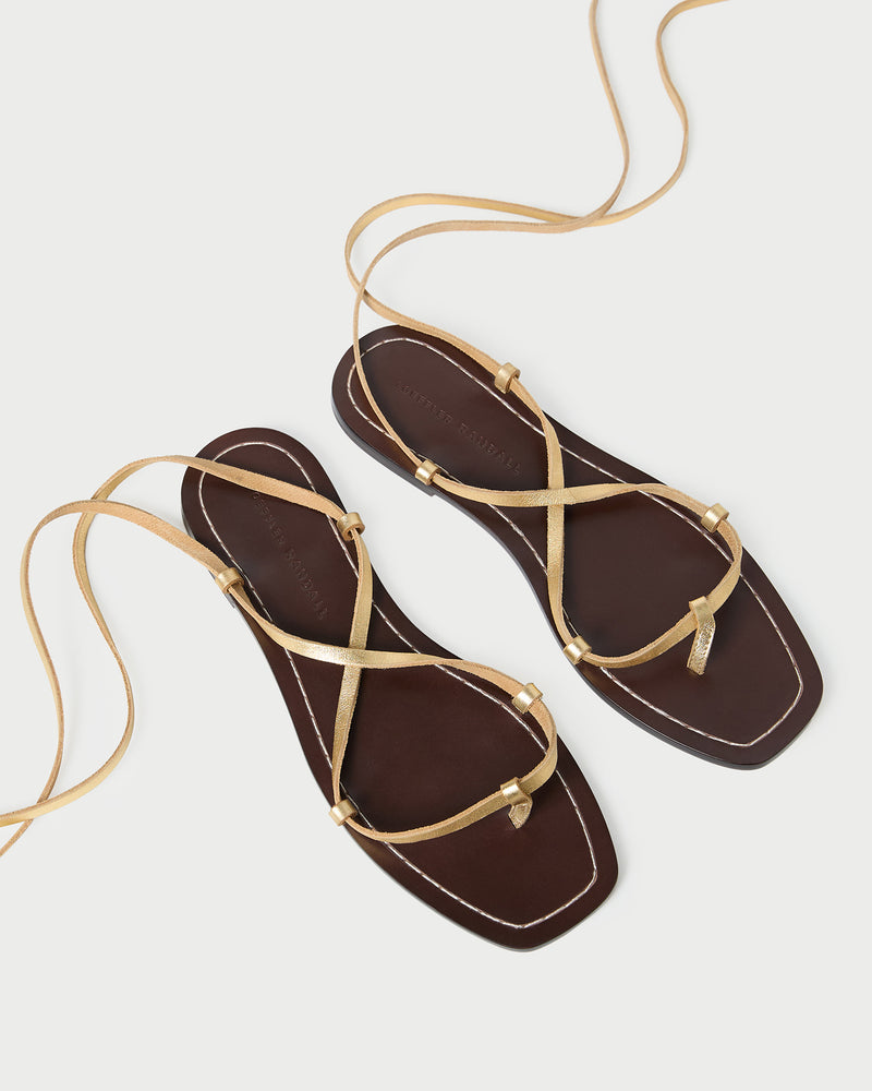 Color: Gold/Espresso