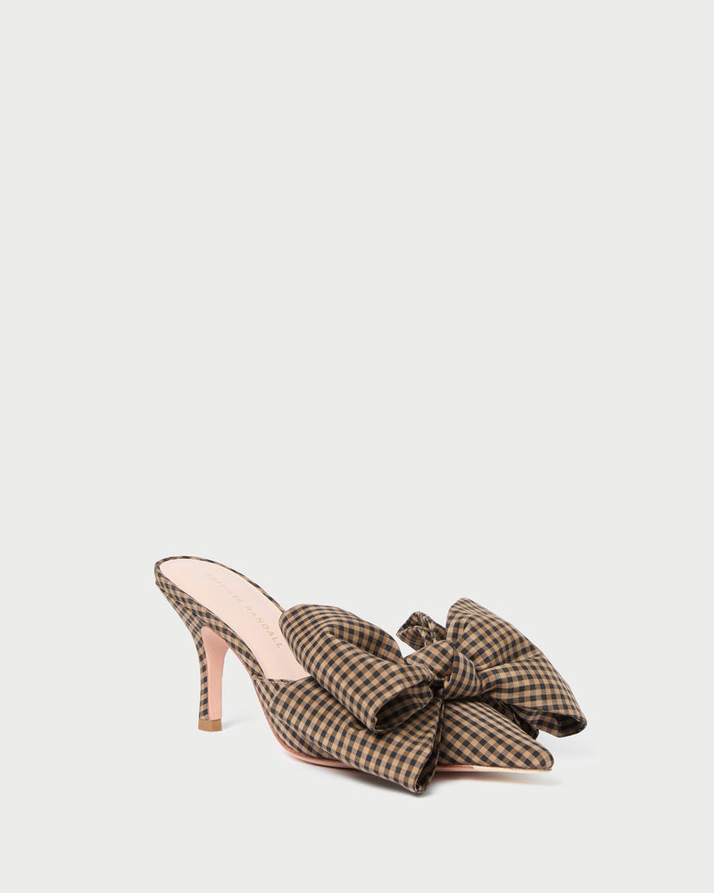 Color: Brown/Black Check
