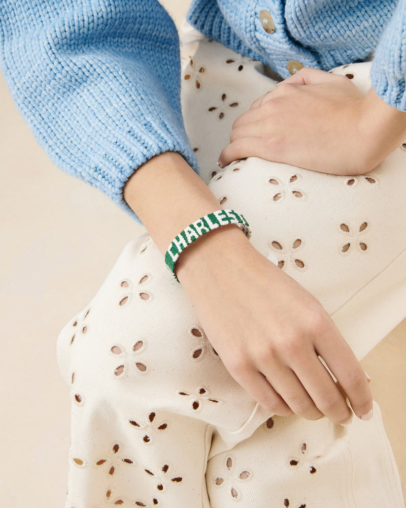 Color: White/Green