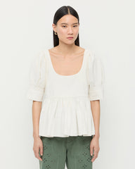 【美品！】BIBIY ANNA PUFF TOP WHITE チュール トップス 美品！】BIBIY ANNA PUFF TOP WHITE チュール トップス