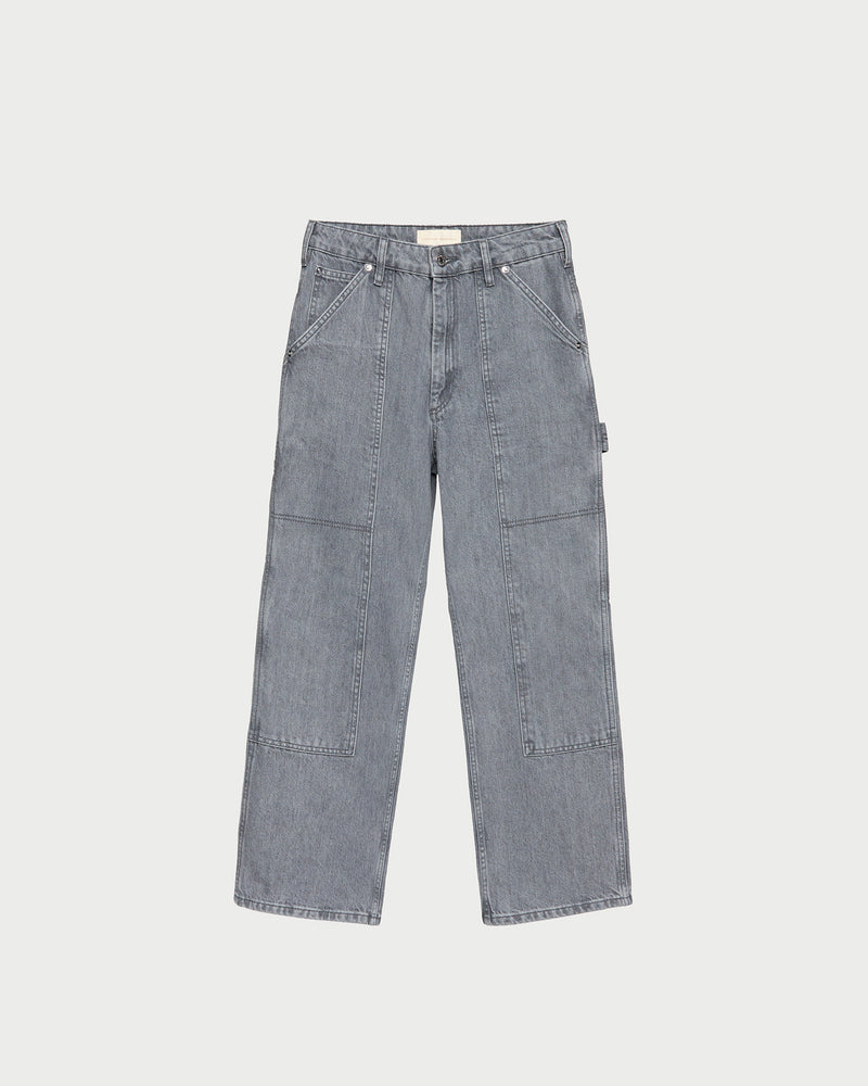 Molly Workwear Jean in grey denim.
