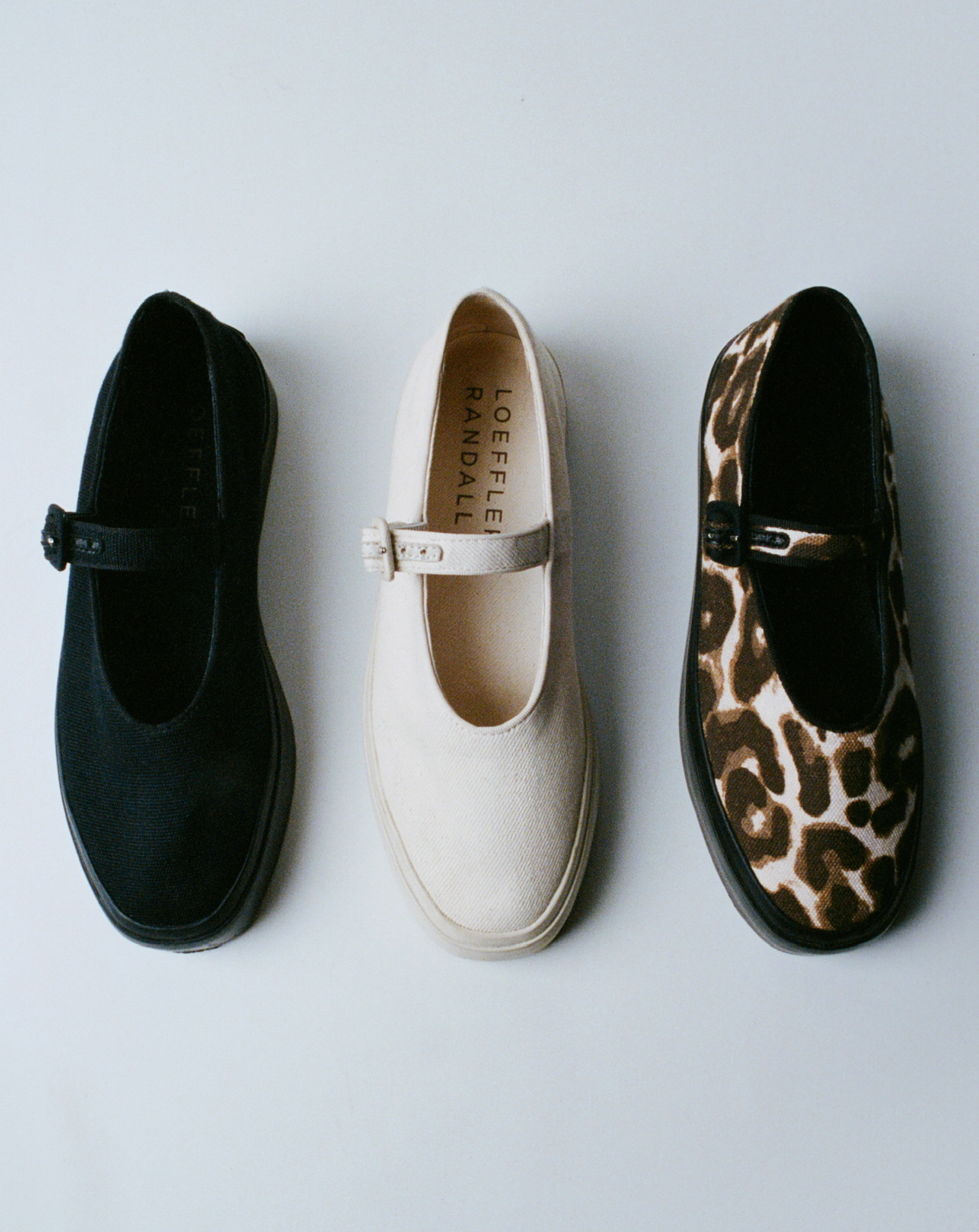 Cooper Black Mary Jane Sneaker, Cooper Natural Mary Jane Sneaker, and Cooper Canvas Leopard Mary Jane Sneaker.