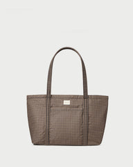 Mira Brown/Black Check Everyday Tote | Totes | Handbags