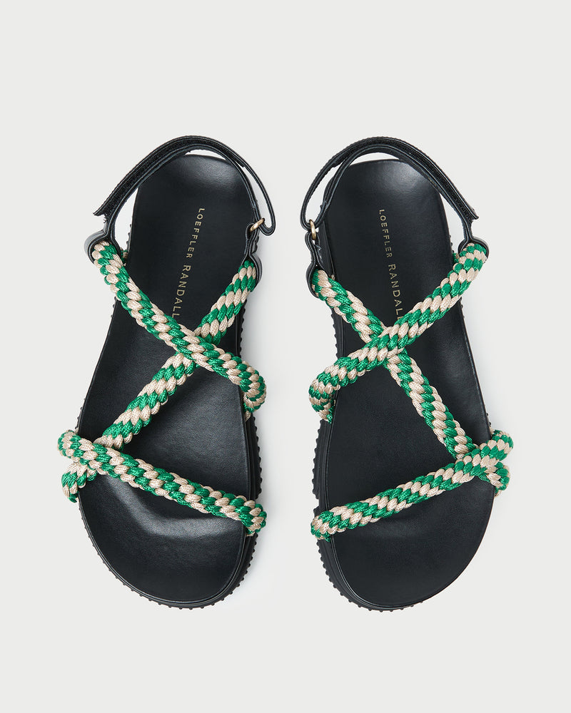 Color: Black/Green/Cream