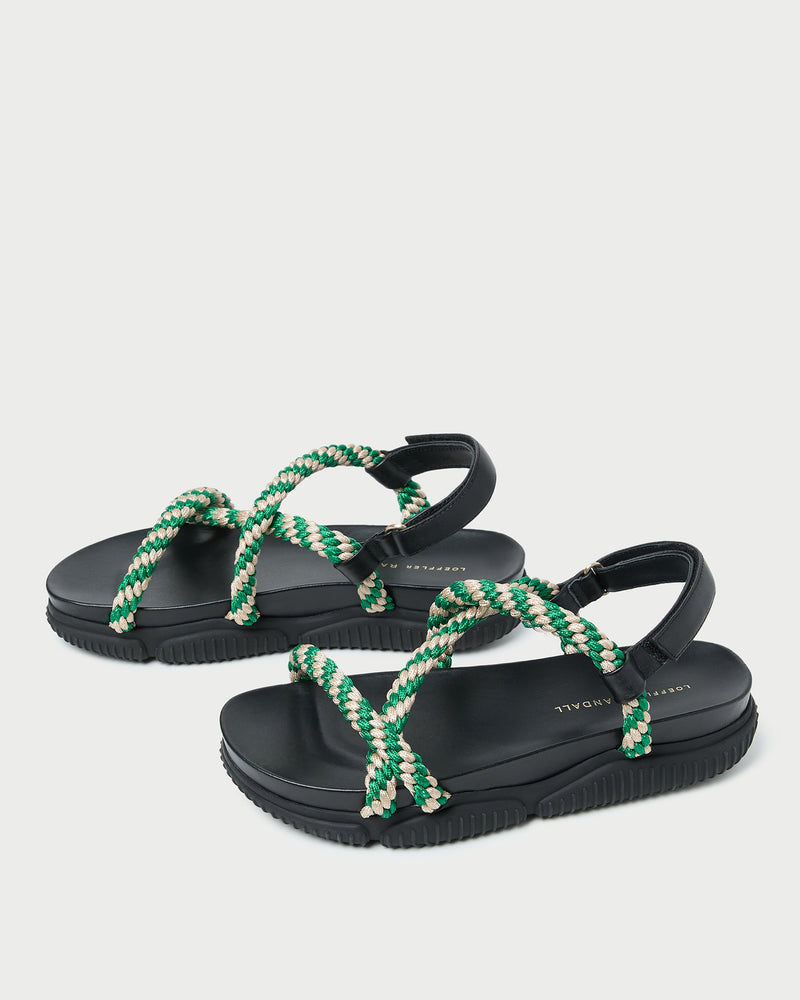Color: Black/Green/Cream