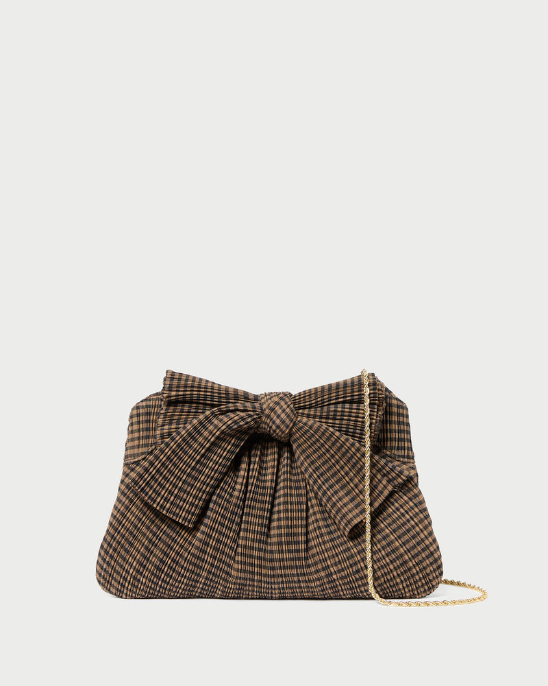 Color: Brown/Black Check