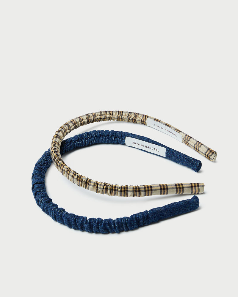 Color: Denim/Tiny Butter Plaid
