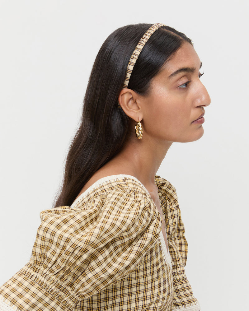 Color: Denim/Tiny Butter Plaid