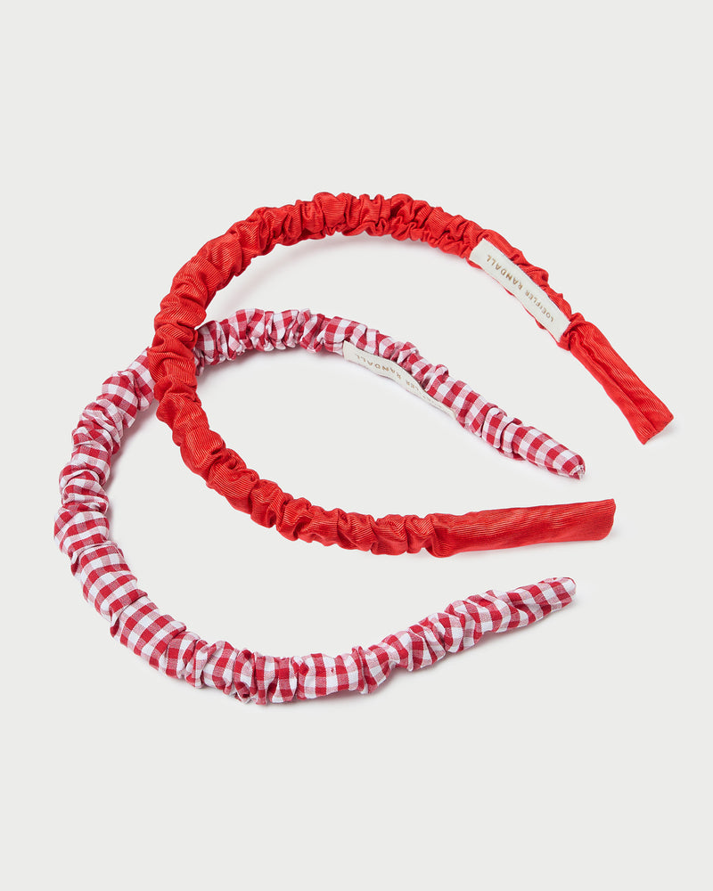 Color: Red/Red Gingham