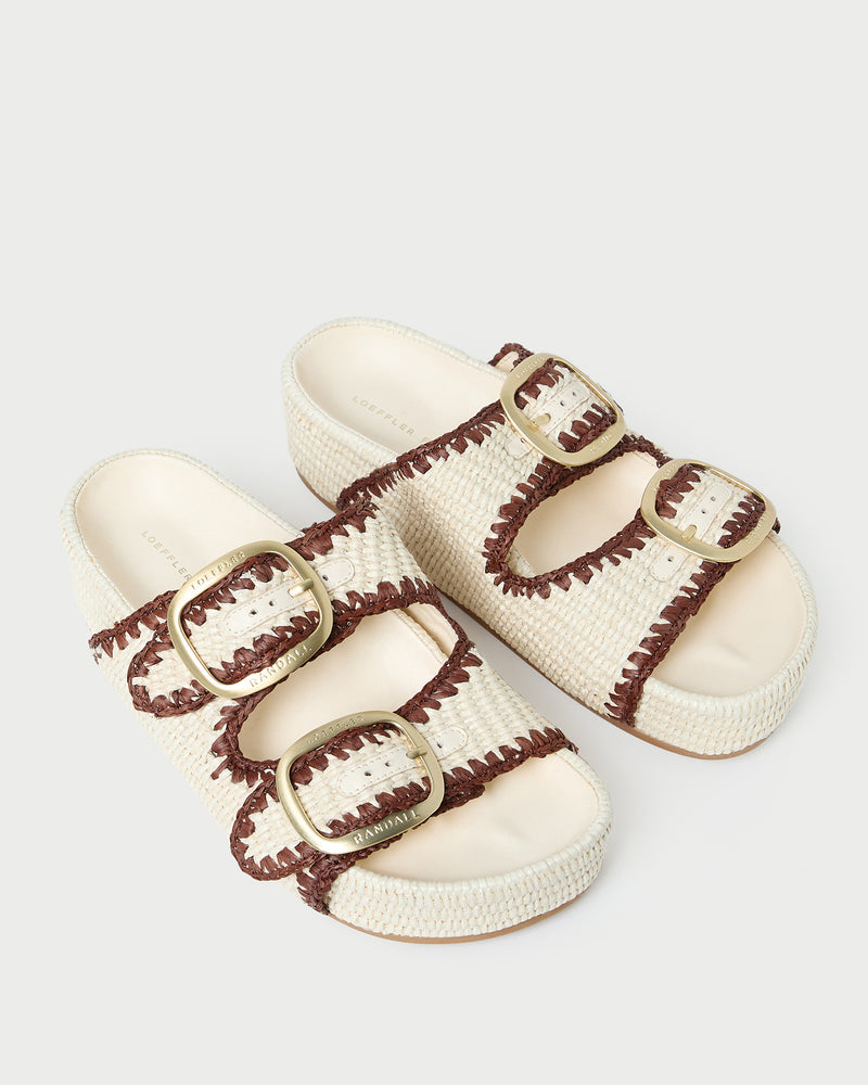 Color: Brown/Cream