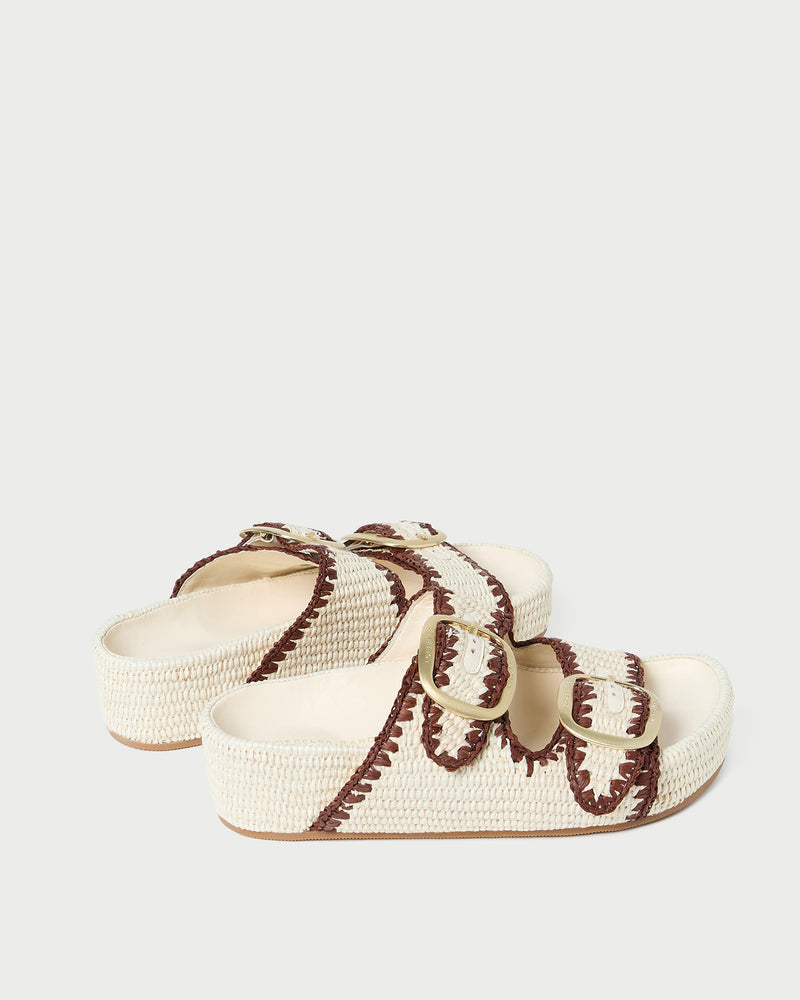Color: Brown/Cream