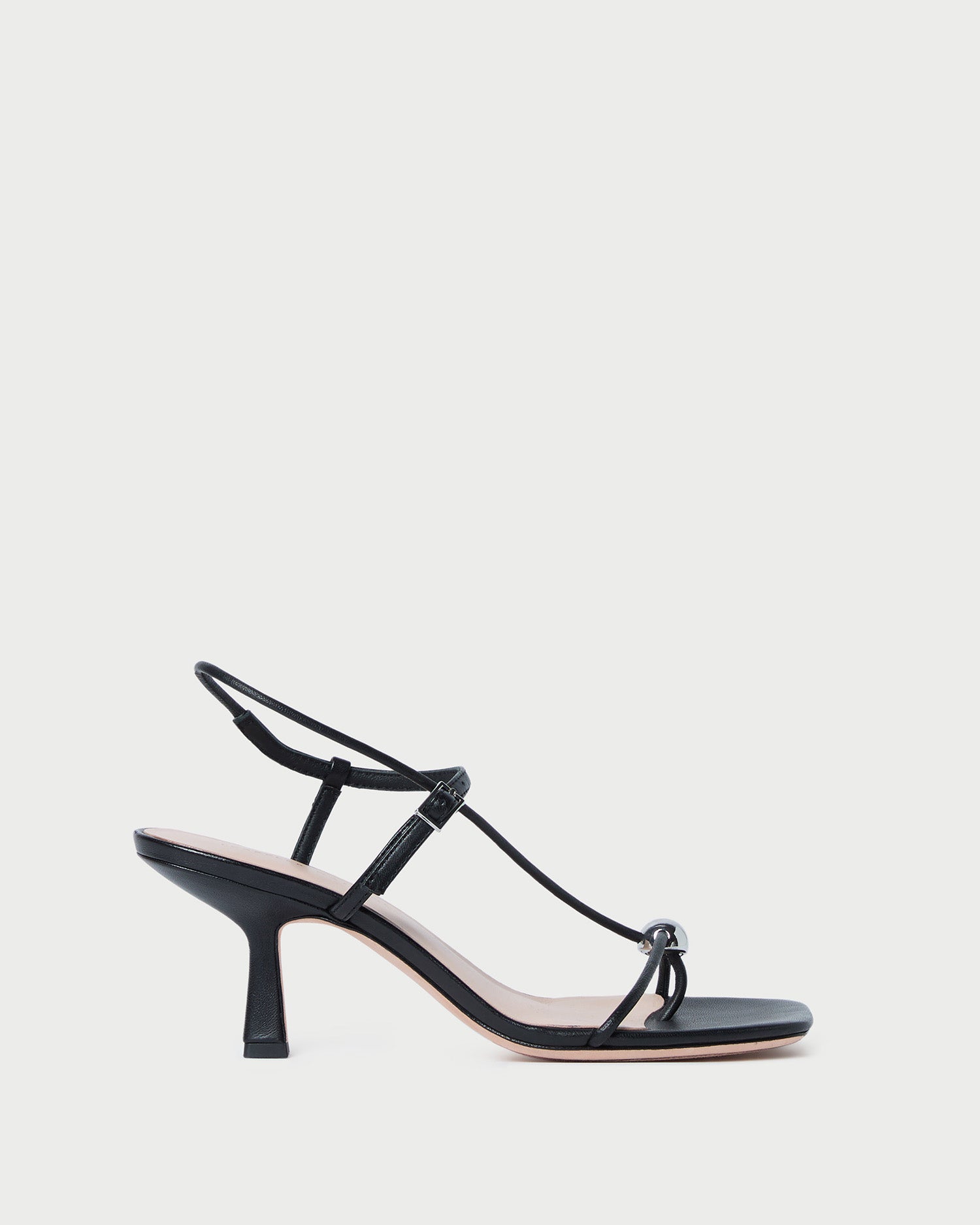 Shops dune black strappy sandals