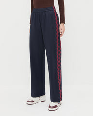 Venus Navy/Maroon Track Pant | Bottoms | Apparel
