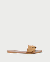 Willajo Toffee Suede Braid Sandal I Flat Sandals I Footwear