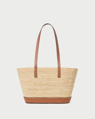 Adler Natural/Cognac Mini Tote | Totes | Handbags