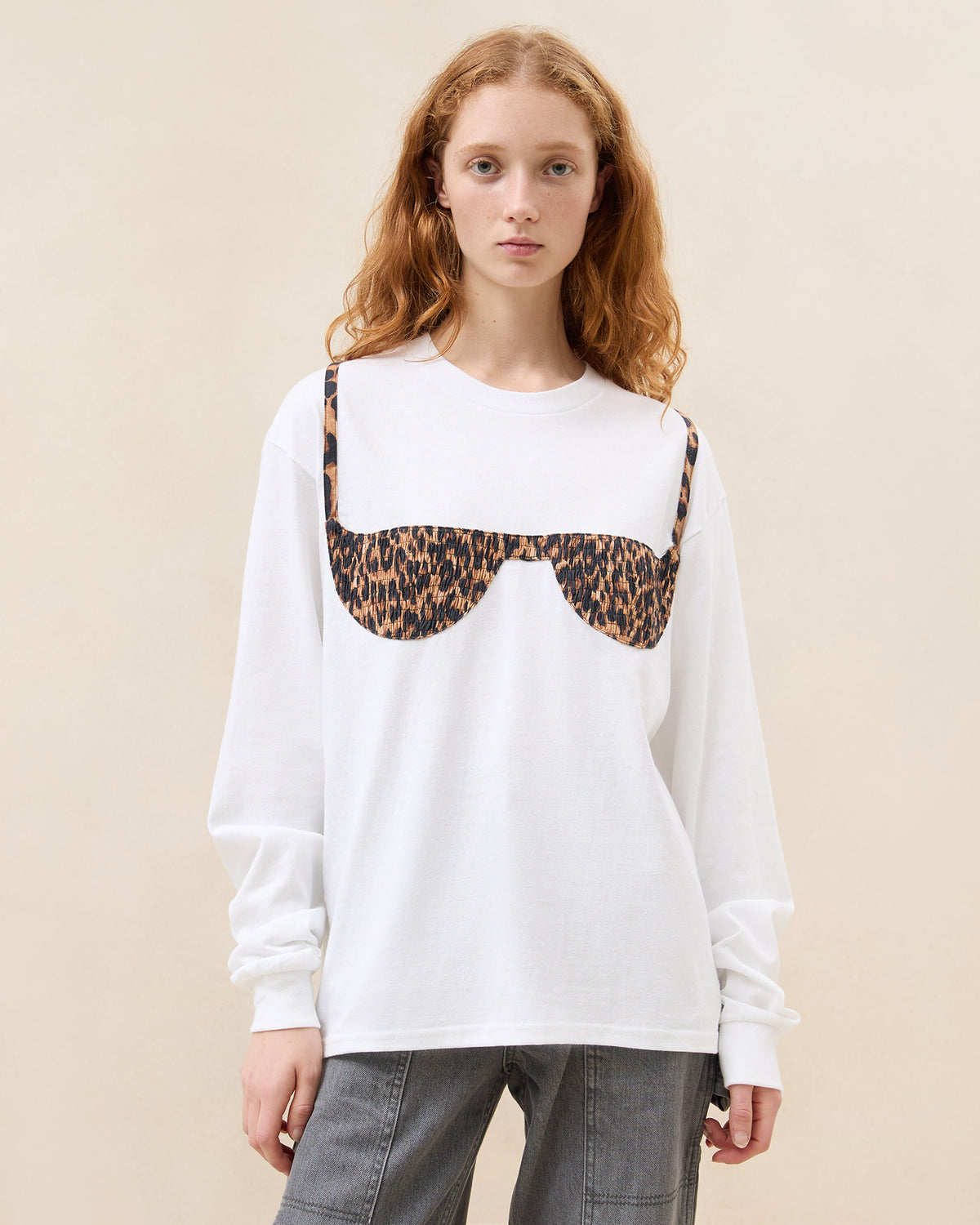 Color: White/Leopard