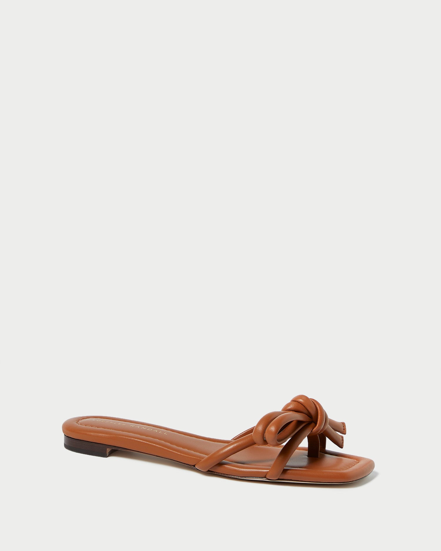 Hadley Chocolate Bow Sandal l Flat Sandals l - Loeffler Randall