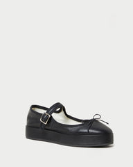 Leah Black Platform Mary Jane I Flats and Mules I - Loeffler Randall