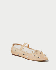 Leonie Caramel/Clear Ballet Flat l Flats l Footwear - Loeffler Randall