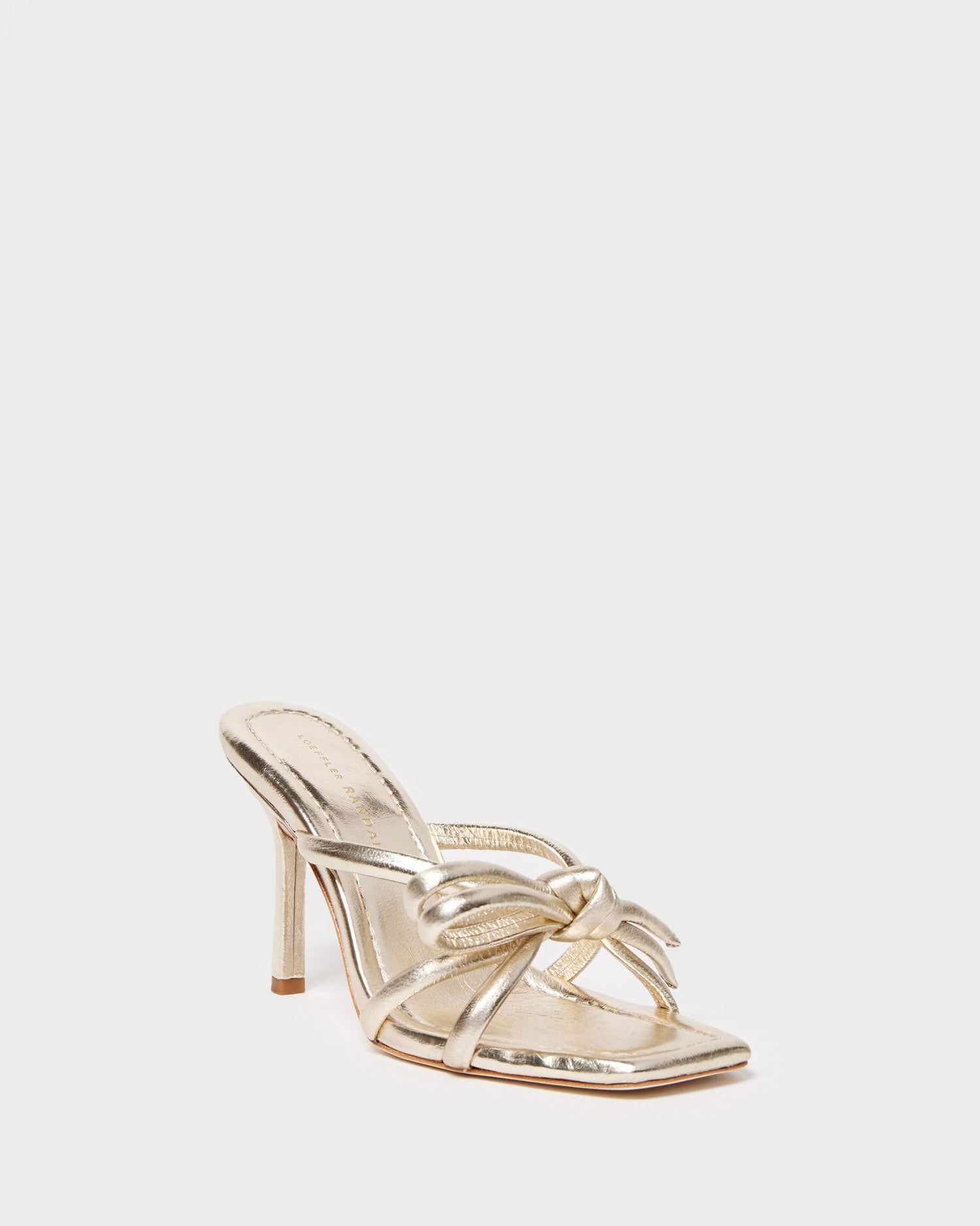 Loeffler Randall | Margi Cappuccino Bow Heel I Heeled Sandals I