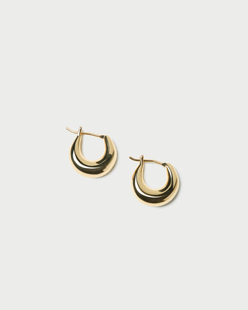 Adeline Mini Dome Hoop Earring