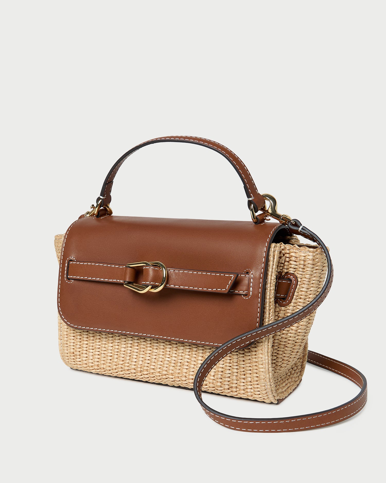 Alexei Natural/Cacao Crossbody | Crossbodies | Handbags