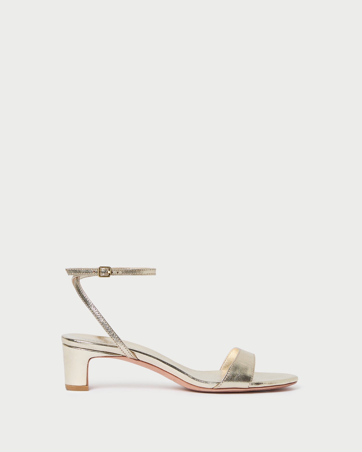 Bella Vita Women's Pri-Italy Heeled Sandal - Champagne Leather Block Heel