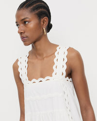 Alison White Camisole Dress