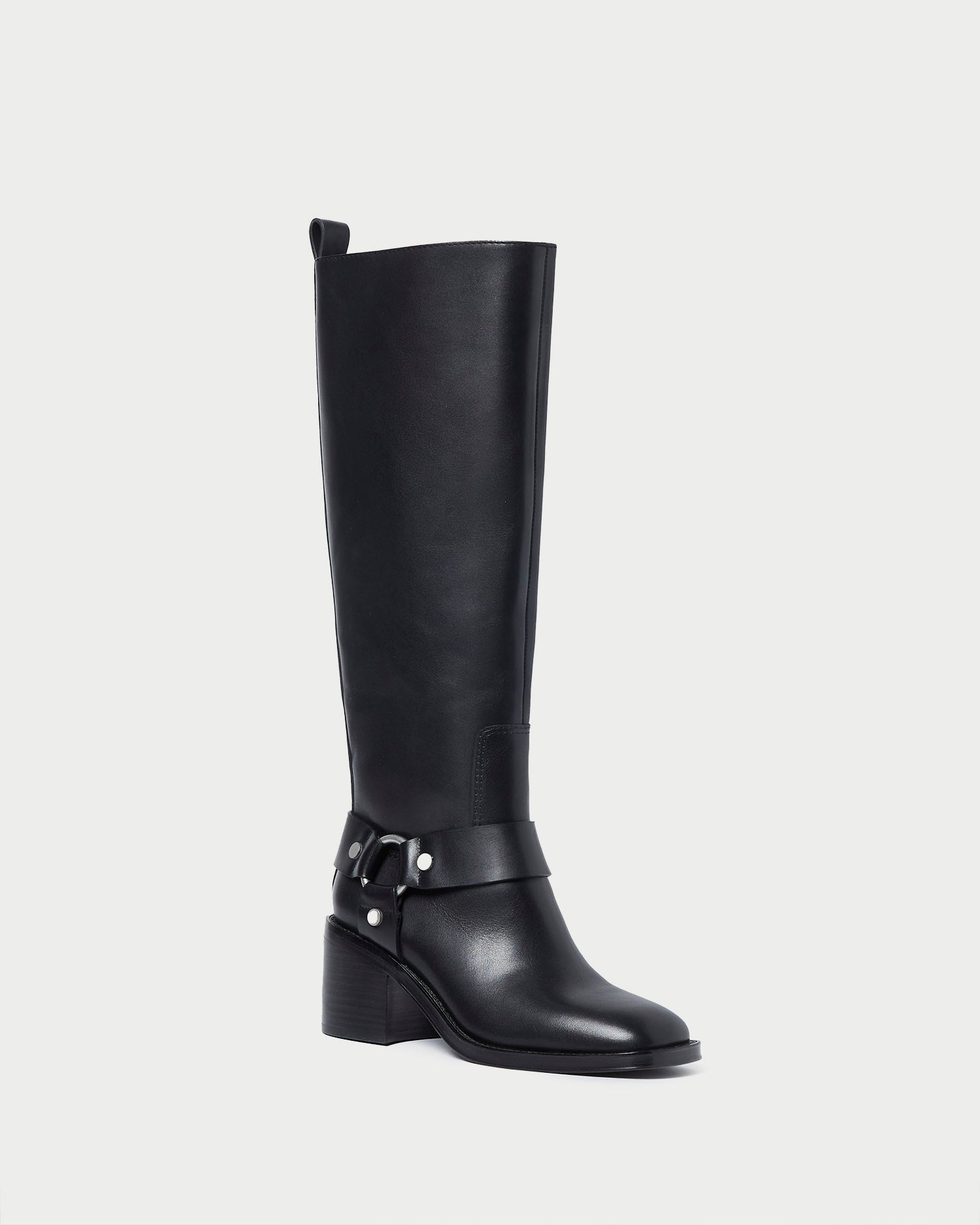 Audrey Black Tall Engineer Boot l Tall Boots l Footwear